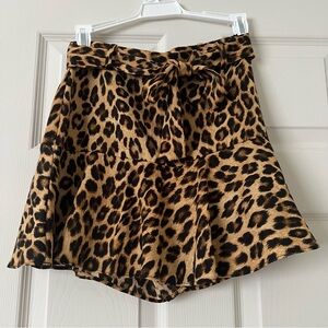 Zara Cheetah Print Skirt Size X-Small